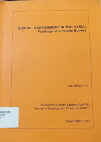 Sexual harassment in Malaysia: Findings of a public survey
