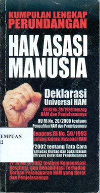 Kumpulan Lengkap Perundangan Hak Asasi Manusia
