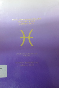 Daftar inventarisasi masalah RUU anti KDRT jangka PKTP