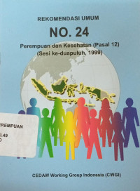 Rekomendasi Umum No 24: Perempuan dan kesehatan (Pasal 12) (Sesi ke-duapuluh, 1999)