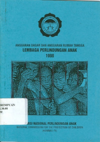 Anggaran dasar dan anggaran rumah tangga lembaga perlindungan anak 1998