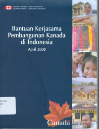 Bantuan Kerjasama Pembangunan Kanada di Indonesia April 2008
