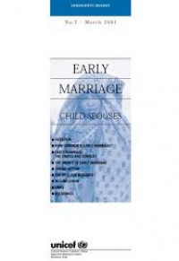 Early marriage: Child spouse