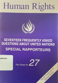 Seventeen frequently asked questions about united nations special rapporteurs fact sheet no. 27