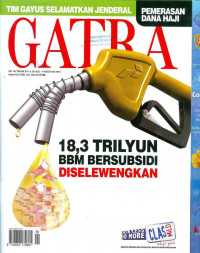 Gatra no.38 tahun XVI 18,3 trilyun BBM bersubsidi diselewengkan