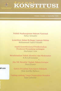 Jurnal konstitusi