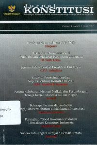 Jurnal Konstitusi