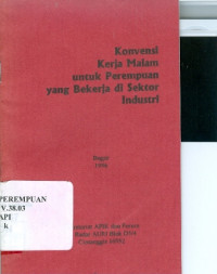 Konvensi Kerja Malam untuk Perempuan yang Bekerja di Sektor Industri