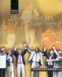 Management of the sales force