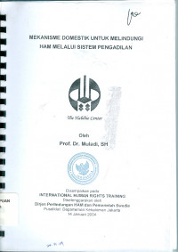 Mekanisme Domestik Untuk Melindungi HAM Melalui Sistem Pengadilan