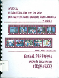 Modul pendokumentasian foto dan video program pemberdayaan perempuan kepala keluarga