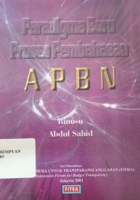 Paradigma Baru Proses Pembahasan APBN