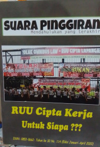 Suara Pinggiran: RUU Cipta Kerja Untuk Siapa?
