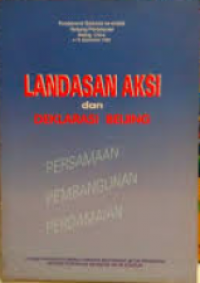 Landasan aksi dan deklarasi Beijing: Persamaan pembangunan perdamaian