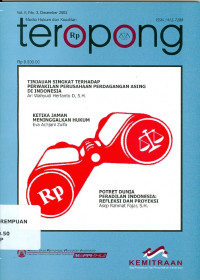 Teropong : Tinjauan Singkat terhadap Perwakilan Perusahaan Perdagangan Asing di Indonesia