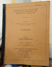 International Advisory Committee Meeting on Domestic Violence