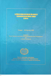Laporan Kegiatan Dialog Bulanan III 