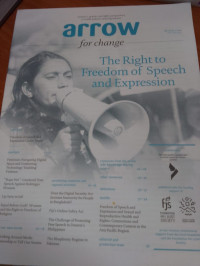 Arrow For Change: The Right To Freedom Of Speech and Experssion