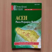 Aceh Pasca Perjanjian Helsinki