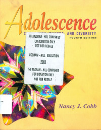 Adolescence: continuity, change, and diversity