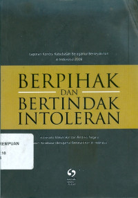Berpihak dan bertindak intoleran