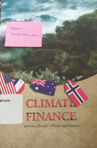 Climate Finance: Between People's Needs and Safety