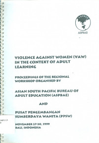 Violence against women (VAW) in the context of adult learning