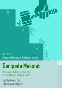 Dari Pada Maksiat: Perkawinan Muda di Kampus dan Problem Remaja Muslimah Urban