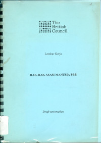 Hak-hak asasi manusia PBB lembar kerja: draft terjemahan