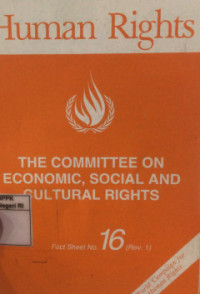 The committee on economic, social and cultural rights fact sheet no. 16 (rev. 1)