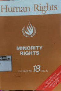 Minority rights fact sheet no. 18 (rev. 1)
