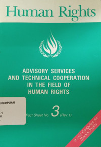 Advisory services and technical cooperation in the field of human rights fact sheet no. 3 (rev. 1)