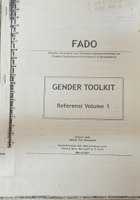 Gender toolkit : referensi volume 1 (FADO)