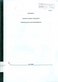 Indonesia country gender assesment: permasalahan dan rekomendasi