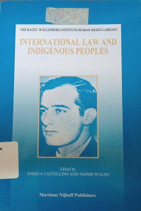 International Law and Indigenous People