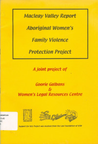 Aboriginal women's family violence protection project