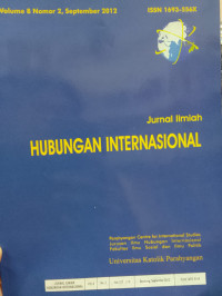 Jurnal Ilmiah: Hubungan Internasional