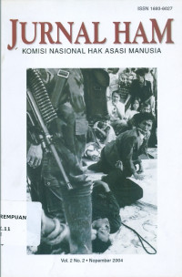 Jurnal HAM Volume 2 Nomor 2 Nopember 2004