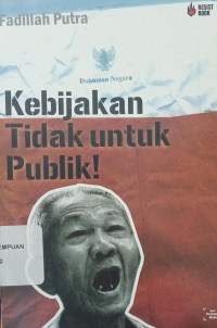 Kebijakan Tidak untuk Publik