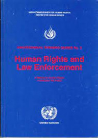 Professional Training Series No.5/Add.2 Rights and Law Enforcement: A Manual on Human Rights Training for the Police