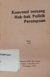 Konvensi tentang hak-hak politik perempuan