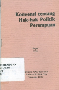 Konvensi tentang hak-hak politik perempuan