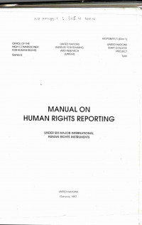 Manual On Human rights Reporting