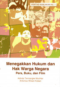Menegakkan Hukum dan Hak Warga Negara Pers, Buku dan Film
