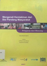 Mengenali kemiskinan dari sisi pandang masyarakat: Pelajaran dari Binuang