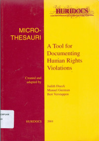 Microthesauri: a tool for documenting human rights violations