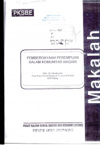 Pemberdayaan Perempuan dalam Komunitas Nagari