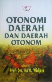 Otonomi daerah dan daerah otonom