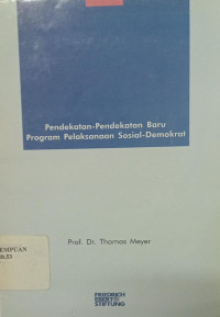 Pendekatan-pendekatan Baru Program Pelaksanaan Sosial-Demokrat