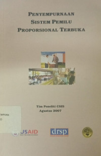 Penyempurnaan Sistem Pemilu Proporsional Terbuka